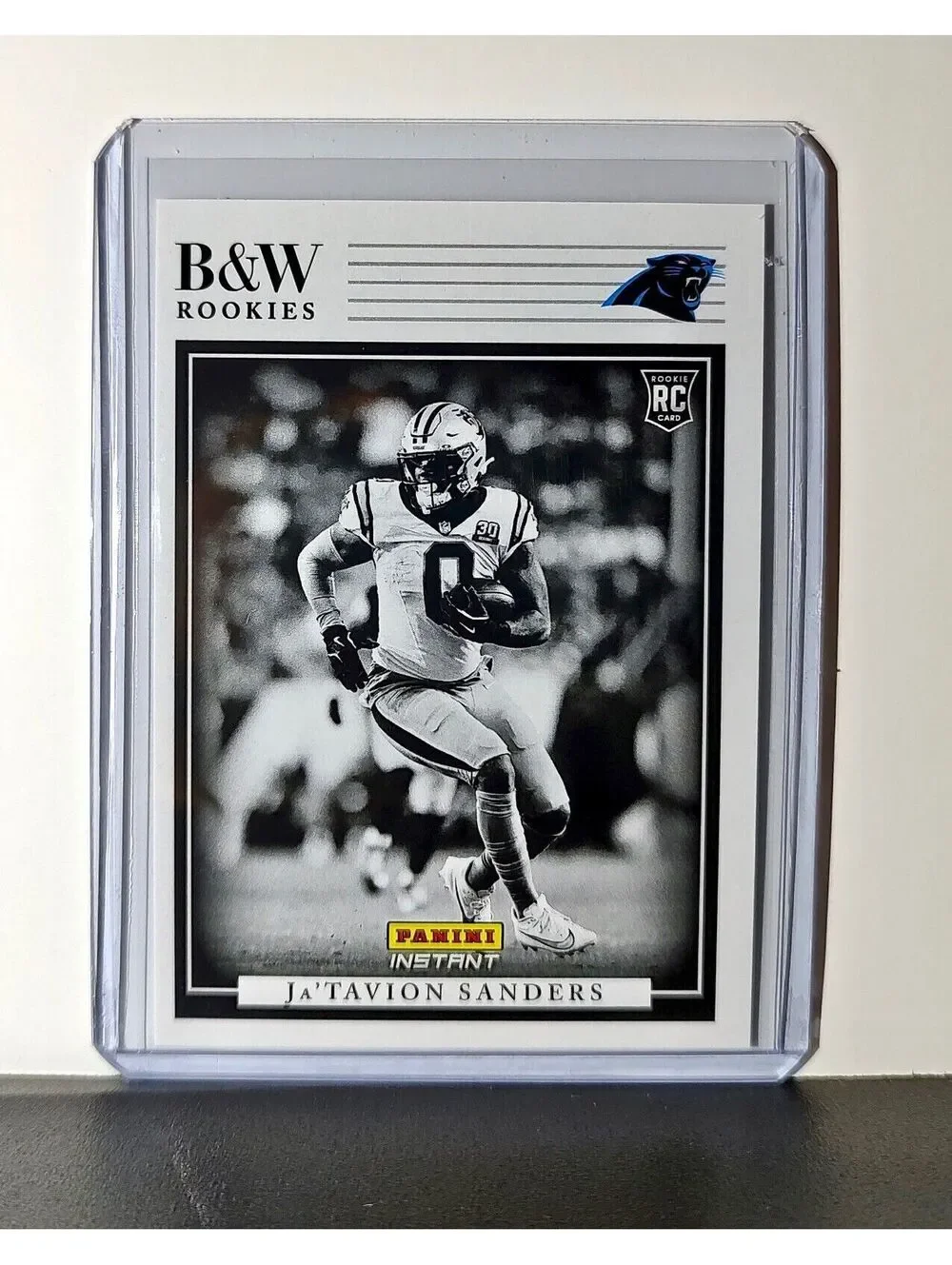 Ja'Tavion Sanders 2024 Panini NFL #25 Black & White Rookies Panthers 1 of 680